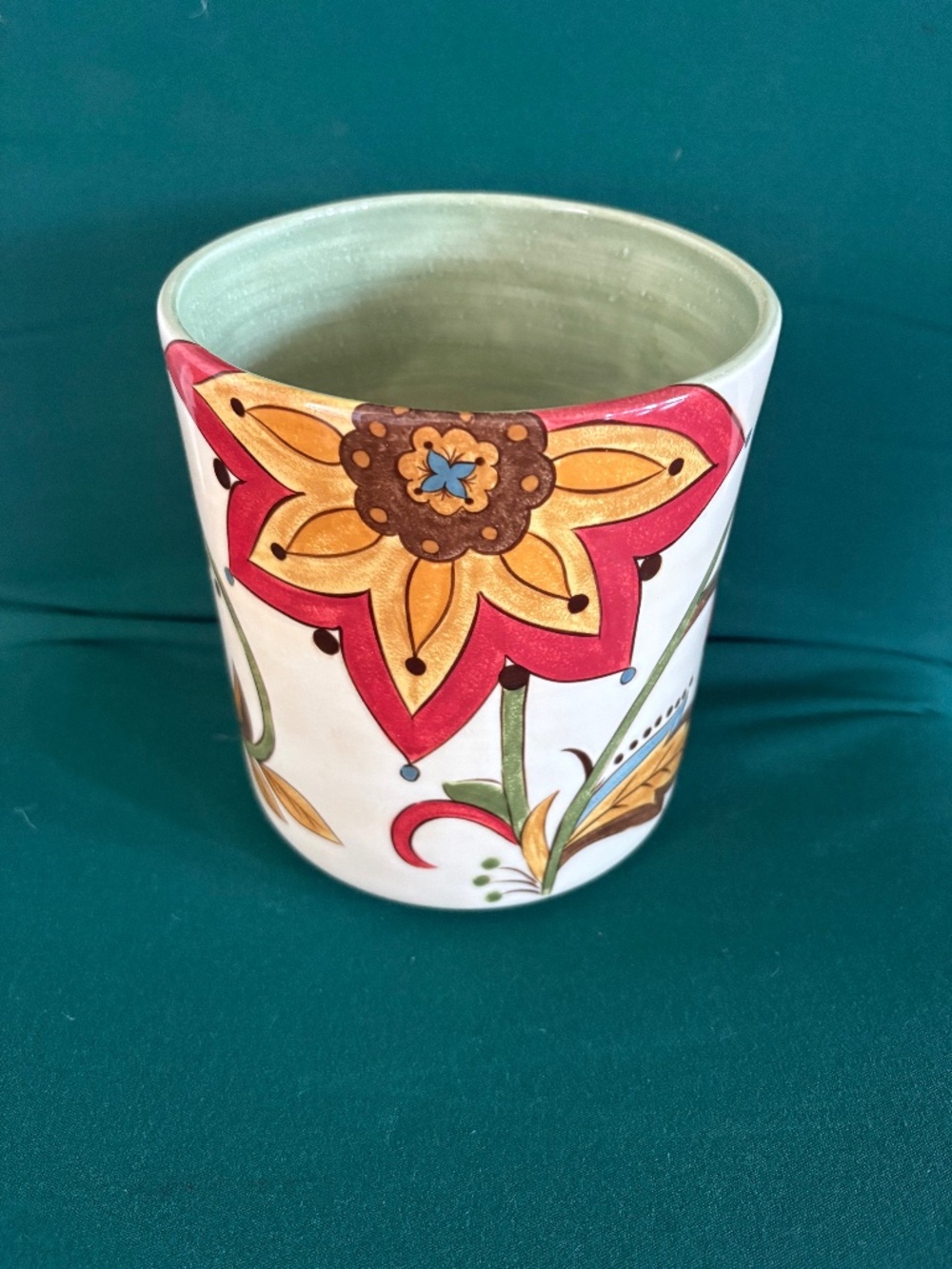 Pier 1 Imports earthenware utensil holder/planter